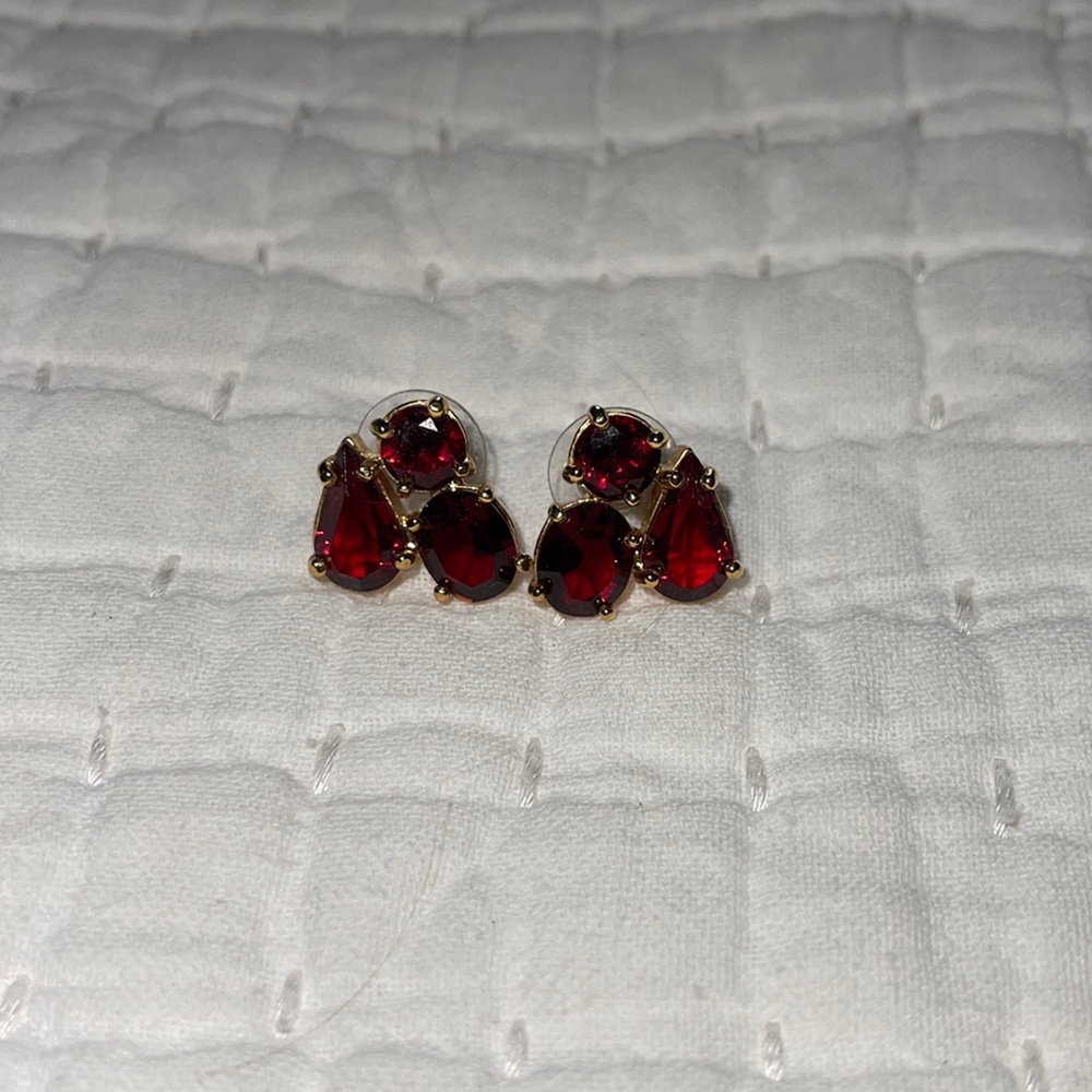 Kate spade stud earrings worn once!